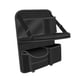 thumbnail image 3 of Organizador de asiento trasero de coche con bolsillo de almacenamiento y bandeja plegable para mesa, multifuncional. Negro, 3 of 9