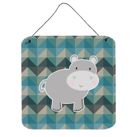 Hippopotamus Wall or Door Hanging Prints