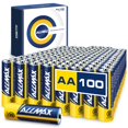 thumbnail image 1 of Batería alcalina Allmax AA de máxima potencia de 1,5 V (100 unidades), 1 of 6