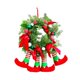 thumbnail image 3 of Corona de patas de de Navidad, corona artificial para puerta de entrada, telón de fondo exterior para boda, corona de invierno para pared de casa, 3 of 8