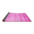 thumbnail image 2 of Ahgly Company Indoor Rectangle Abstract Pink Contemporary Area Rugs, 2' x 5', 2 of 4