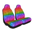 thumbnail image 2 of Naloa Colorful Glitter Car Seat Covers 2PCs Front Car Seat Covers Universal fit for Most Cars SUVs and Trucks - 1, 2 of 5