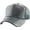 Dark gray, variant on PU Leather Mesh Back Snapback Adjustable Baseball Cap