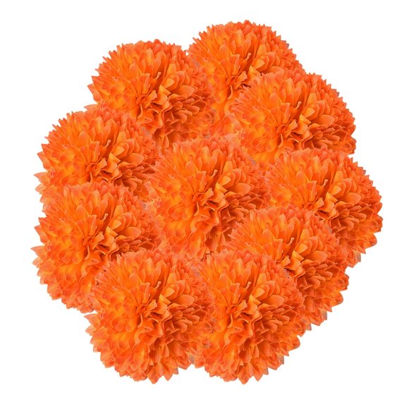 Bridal Hand Bouquet Artificial Marigold Flower Wedding Decoration Craft Simple Pastoral Style Colorful Hydrangea Branch