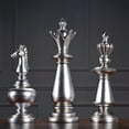 thumbnail image 4 of 3 Pieces Chess Statues Chessman Figurine, Novelty Chess Pieces Queen Sculpture Arrangement Livingroom Tabletop Decoration Home Decor, 4 of 8