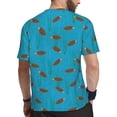 thumbnail image 2 of Wukai Sea Turtle Print Men's Short-Sleeved Mesh T-Shirt,Quick-Dry Short Sleeve Workout T-Shirt-5X-Large, 2 of 8