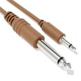 thumbnail image 4 of Excelvalley - Cables De Conexión Mono - Ts 3,5 Mm 1/8"" A 6,35 Mm 1/4"" [Paquete De 12 | 15 Cm - 5,91""], 4 of 5