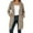 Khaki, variant on Airport Travel Ladies' Hoodie Women's Casual Long Hooded Zipper Sweatshirt Jacket for Autumn Winter Wear Full Sleeve Outerwear Comfortable Daily Outfit RD1 M