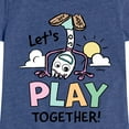 thumbnail image 3 of Toy Story 4 - Forky Lets Play Together - Toddler & Youth Girls Short Sleeve Graphic T-Shirt, 3 of 5