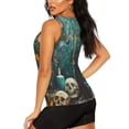 thumbnail image 3 of Lsque Baroque Floral Still Life Printed Workout Tank Tops for Women, Athletic Sports Tank Tops, Compression Sleeveless Dry Fit Shirts,Sleeveless Yoga Shirt-Medium, 3 of 9