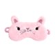 thumbnail image 1 of Máscara para dormir con dibujos animados de gatos y gatitos, parche de felpa, rosa, 1 of 1