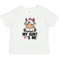 thumbnail image 3 of Inktastic My Aunt Loves Me Girl Cow Girls Baby T-Shirt, 3 of 5