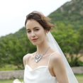 thumbnail image 3 of Crystal Earrings Hollowed-out Design Rhinestone Earrings Bridal Crystal Earrings Wedding Accessories, 3 of 4