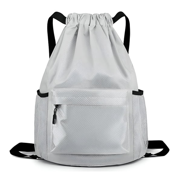 GASTROPOD 2026 New Drawstring Backpack, Gym Sports Bag with Shoes Compartment Side Mesh Pockets for Women Men for Gym, Sports, Travel, Hiking, School, Outdoor Activities, Workouts
