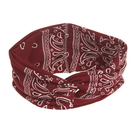 Blue Terry Cloth Headband - Outtop Women Yoga Sport Elastic Floral Hair Band Headband Turban Twisted Knotted