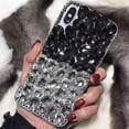 thumbnail image 2 of Case for Galaxy S24 Plus,3D Handmade Sparkle Stunning Stones Crystal Diamond Bling Glitter Girls Women Shockproof Phone Case for Samsung Galaxy S24 Plus 5G,6.7 inch 2024 (Gray/White), 2 of 6