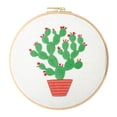 thumbnail image 1 of Cuadros Decorativos DIY plantas bordado trabajo hecho a mano artesanía punto de cruz Kit costura (511116) Tmvgtek embutido en tela, 1 of 9