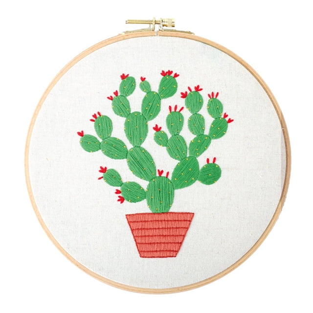 Cuadros Decorativos DIY plantas bordado trabajo hecho a mano artesanía punto de cruz Kit costura (511116) Tmvgtek embutido en tela