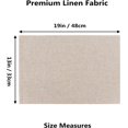 thumbnail image 6 of Home Brilliant Linen Place Mats Set of 4 Heat Resistant Dining Table Place Mats Cloth Placemats Kitchen Table Mats Placemat, Burlap, 6 of 7