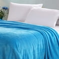 thumbnail image 2 of GOOHOCHY Couverture en Fibre de Polyester Bleu Ciel Confortable pour Adultes Usage Domestique Lot de 1, 2 of 5