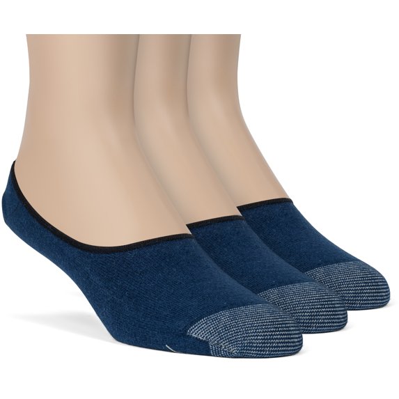 Women's Cotton Premium No Show Liner Socks - 3 Pairs