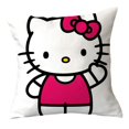 thumbnail image 3 of Funda de almohada de HelloKittys para niña, bonita funda de almohada de corazón Rosa Kawaii Y2K, Diseño Fotográfico personalizado y creativo, regalo DIY, 45x45cm, 3 of 4