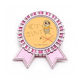 thumbnail image 1 of Elecciones lema no Maní Insignia broche Medalla rosa premiada, 1 of 3