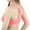 Coral, variant on ToBeInStyle Women's Strappy Crisscross Back Sports Bra - Coral - XS/S