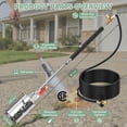thumbnail image 2 of Propane Torch Weed Burner Kit with Storage Bag, Heavy Duty High Output Blow Torch Flamethrower with Self Igniter & 10FT Hose for Weeding, Roofing, Ice Melting, Road Marking,Charcoal (34"), 2 of 7