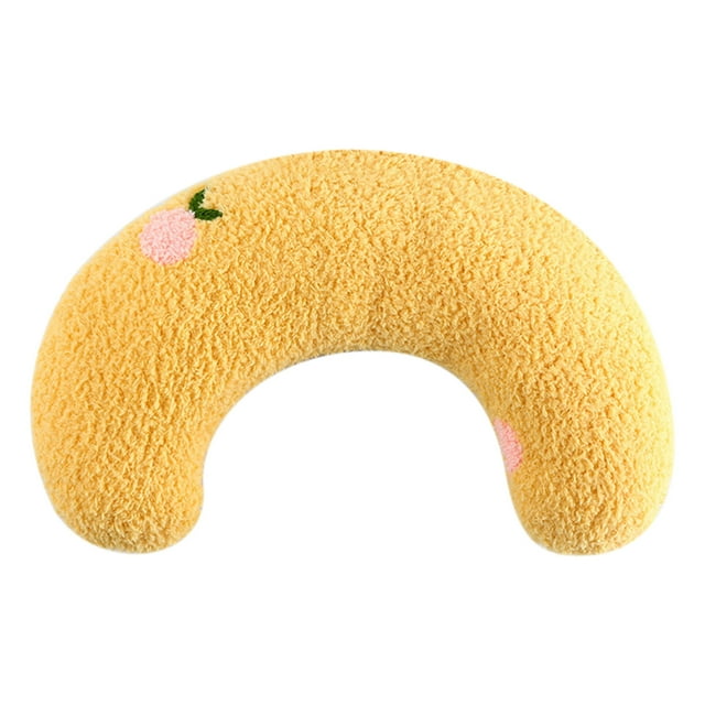 Xihbxyly Almohada para Mascotas, Soporte Cervical En Forma de U, Franela Suave, Sueño Profundo y Cómodo, Fácil de Limpiar, Ideal para Gatos, Tamaño: 40 X 30 Cm
