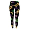 thumbnail image 3 of MKLEKYY Leggings deportivos para mujer, estampados, para fitness, para yoga 3930, 3 of 3