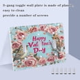 thumbnail image 4 of Birds Roses Happy Valentine's Day Light Switch Cover Electrical Outlet Cover Replaceable Wall Plates 2-Gang, 4 of 8
