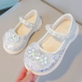 thumbnail image 5 of REDARER Girls' Soft Sole Shoes with Rhinestones,14, 5 of 9