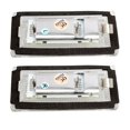 thumbnail image 2 of Qiyun 1 Pair 12v Led License Plate Light Rear Lamp Replacement Parts Compatible For 3 Series E46 2d 98-03 M3, 2 of 8
