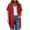 Red, variant on Luxalzxs Oversized Cardigan for Women Casual Solid Color Soft Waffle Knit Long Kimono Open Front Cardigan Jackets Short Sleeve Summer Breathable Beach Cover Up with Pockets
