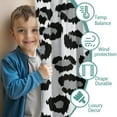 thumbnail image 3 of Blackout Kids Curtains,White and Gray Of Leopard Print Childrens Insulated Curtains Set Of 2,Bedroom Essentials,Toddler Room Decor 42"x63", 3 of 5