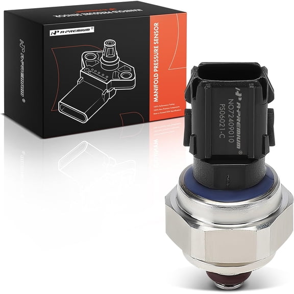 A-Premium Fuel Injection Pressure Sensor [3 Pins] Compatible with Toyota Camry 2018-2020 2.5L, Corolla 2019-2020 2.0L, Highlander 2020 2.5L, Avalon/RAV4 2019 2.5L