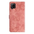 thumbnail image 2 of Compatible with Samsung Galaxy A22 4G Embossed Butterfly Case with Wallet and Kickstand Cover, 2 of 5