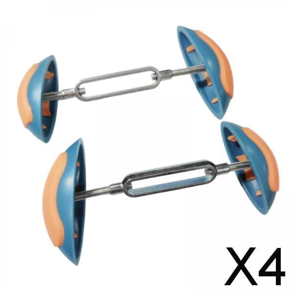 BELOVING 4x2x Shoe Tree Adjustable Length Lightweight Practical Portable Shoe Stretcher blue 4 Pcs