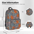 thumbnail image 6 of Goofa Floral Squirrel Printed Backpack,Laptop Backpack,Durable Anti-Theft Travel Work Backpack,Water-resistant Backpack, 6 of 9