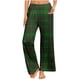 thumbnail image 1 of Pantalones de pijama navideños para mujer Augper, pijamas de algodón a cuadros, 1 of 7