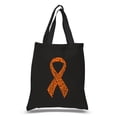 thumbnail image 1 of LA Pop Art Small Word Art Tote Bag - Ms Ribbon, 1 of 2