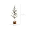 thumbnail image 4 of Blueek 2Pcs Mini Artificial Christmas Trees Xmas Desktop Decoration, Holiday Spruce Trees Stand Tabletop Ornaments For Home Office Party Decor, 4 of 9