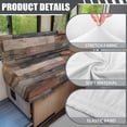 thumbnail image 3 of SCRAWLGOD 6 Pcs RV Couch Cushion Cover Anti-Slip Camper Seat Slipcover Replacement Stain Resistant Furniture Protector for Dinette Booth Seats, Brown Gray Wood Grain, 3 of 8