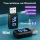 thumbnail image 5 of Adaptador Bluetooth 5.3 para coche - Transmisor y receptor FM inalámbrico, alimentado por USB para llamadas manos libres y reproducción de música, plug & play, 5 of 9