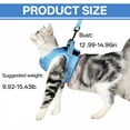 thumbnail image 3 of MISSMILE Cat Harness,Perfect Fit Every Time Cat Harness and Leash,Durable Adjustable Harness for Kittens, 3 of 6