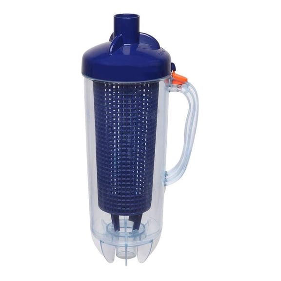 Zimtown Professional Leaf Trap, Blue Leaf Canister with Mesh Basket for Automatic Pool Vacuum Cleaners