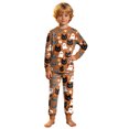 thumbnail image 5 of Leey-World Halloween Pjs Halloween Girl Pajamas Long Sleeve Pumpkin/Ghost Pjs Set Kid Toddler Jammies Sleepwear Loungewear Set Girl Pajama, 5 of 9