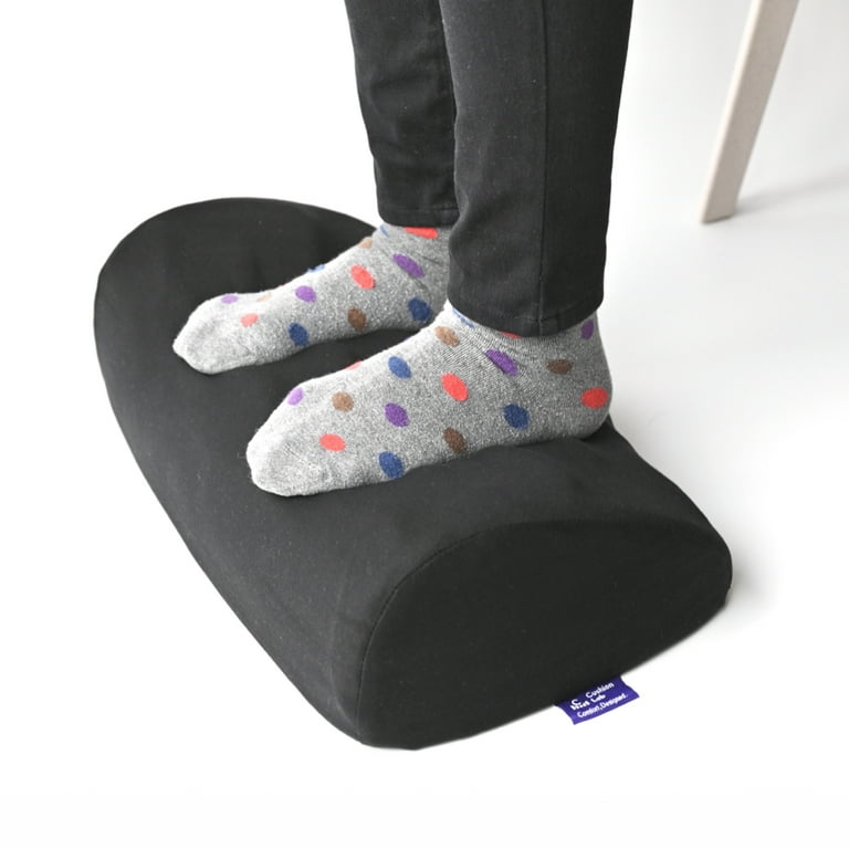  Cushion Lab Ergonomic Foot Rest For Under DeskPatented  Massage Ridge Design Memory Foam Foot Stool Pillow For Work