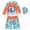 Orange, variant on Shadoumai Boys Swimwear Long Sleeve Rash Guard And Swim Trunks UPF 50 Sun